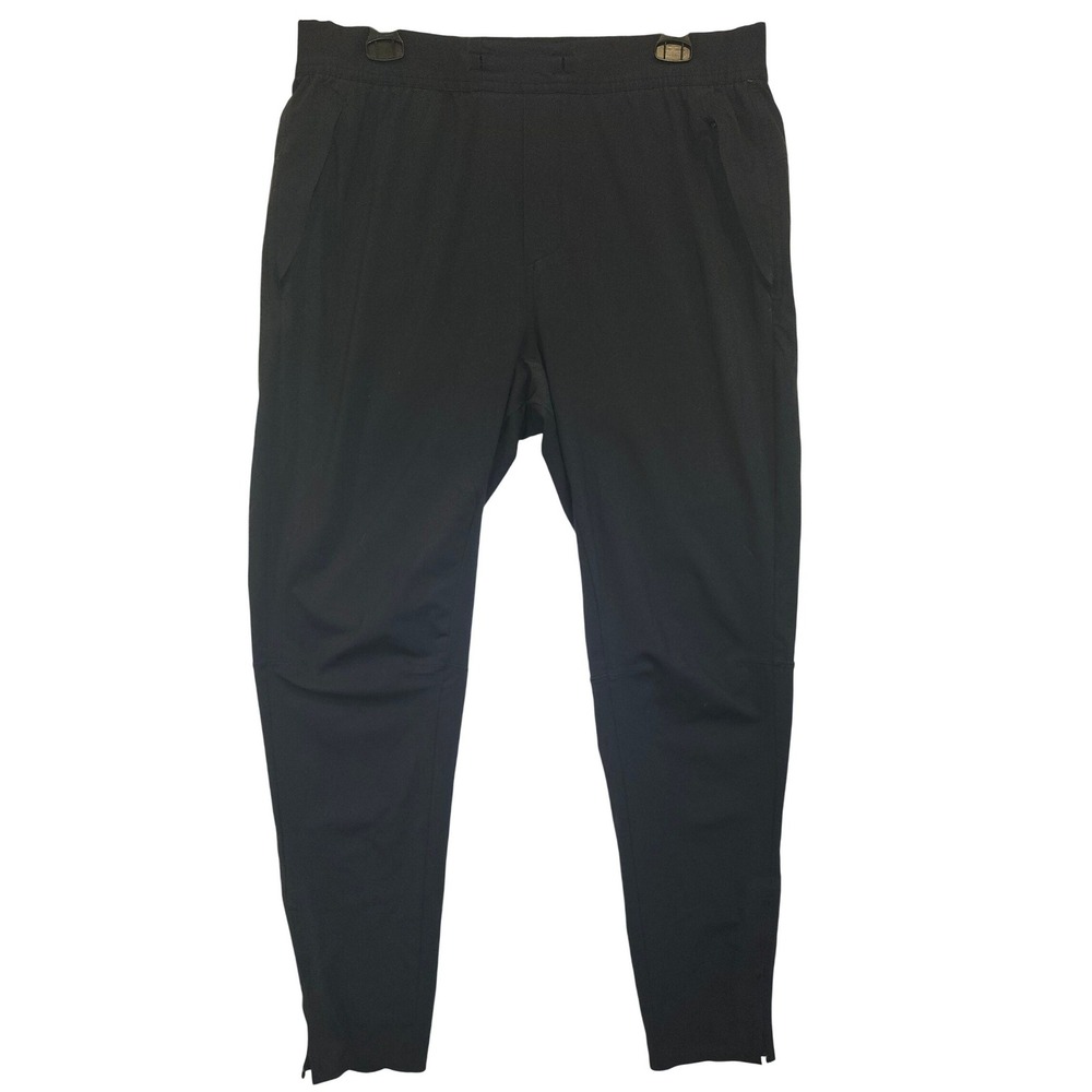 Ten Thousand Men Black Training Jogger Pants Ankle Zipper Athletic 34X29‎ Large